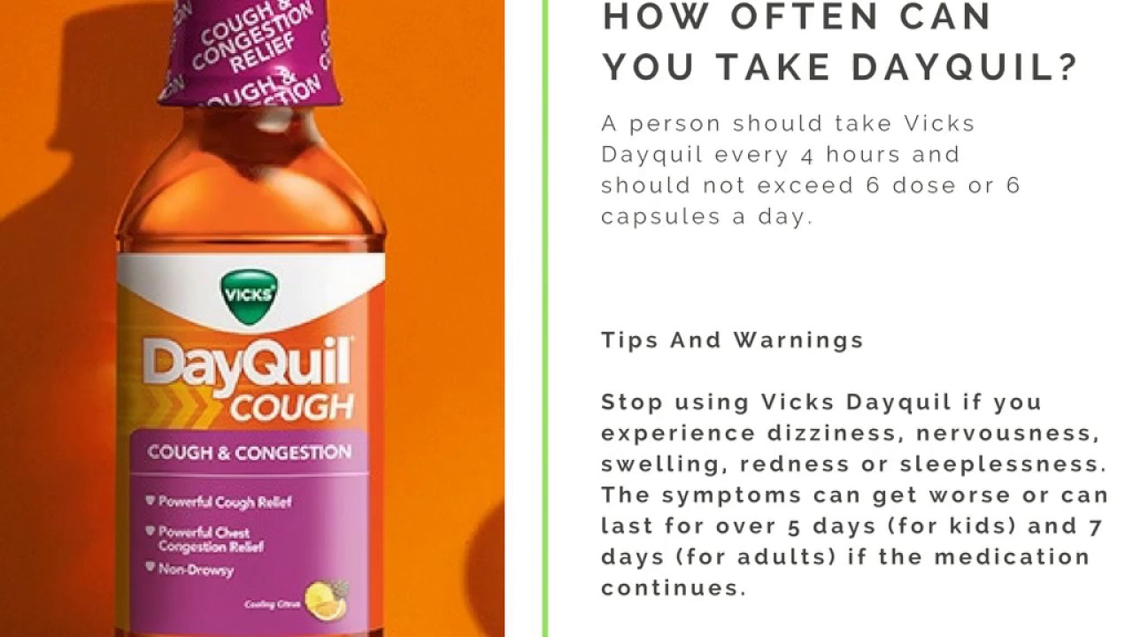 Maximizing Relief: How Often Should You Take Dayquil?