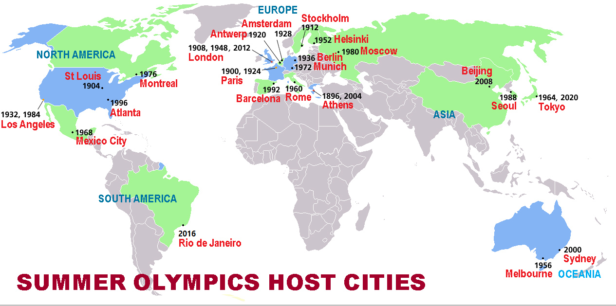 From Athens To Tokyo: Which City Holds The Record For Most Summer Olympics Hosted?